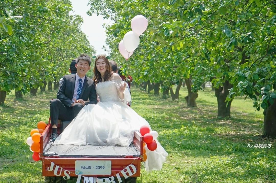 台南麻豆第一屆柚花新娘-戶外婚紗幸福滿點