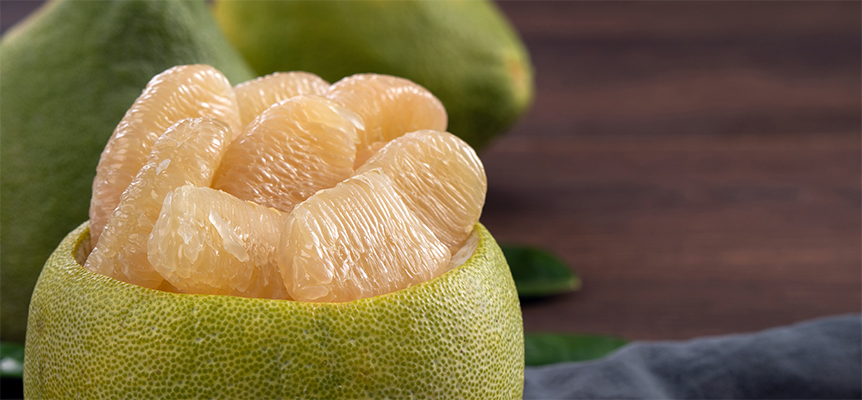 快速剝柚子的三種方式-柚子帽剝法-精緻柚子盅